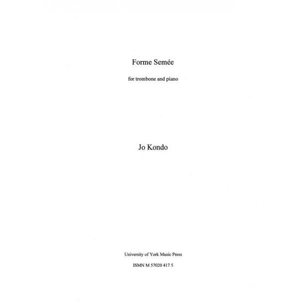 Jo Kondo: Forme Semee