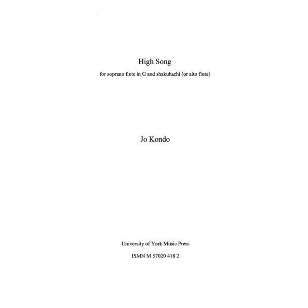 Jo Kondo: High Song