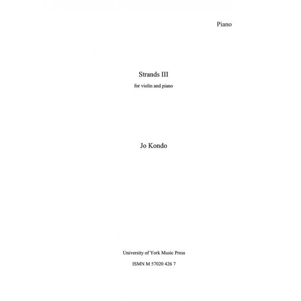 Jo Kondo: Strands III