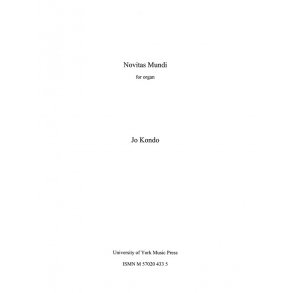 Jo Kondo: Novitas Mundi