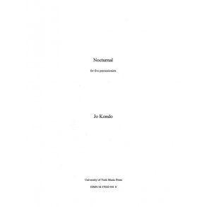Jo Kondo: Nocturnal (Score)
