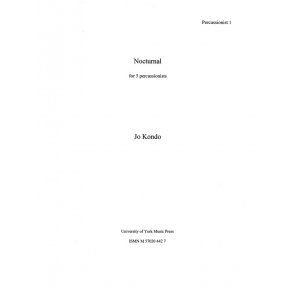 Jo Kondo: Nocturnal (Parts)