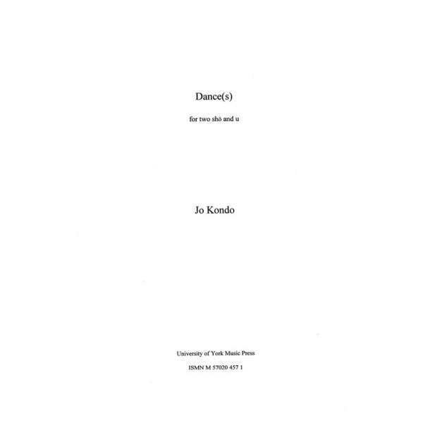 Jo Kondo: Dance(s) - Sho/U