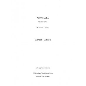Elisabeth Lutyens: Novenaria Op.67 No.1