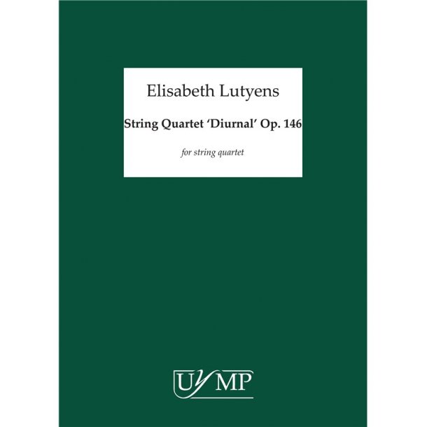 Elisabeth Lutyens: String Quartet 'Diurnal' Op.146 (Score)