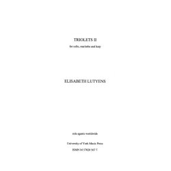 Elisabeth Lutyens: Triolet II Op.160 (Score)
