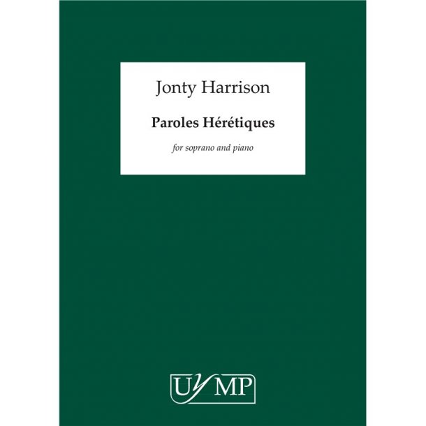Jonty Harrison: Paroles Hrtiques