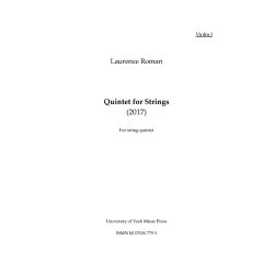 Laurence Roman: Quintet For Strings (Parts)