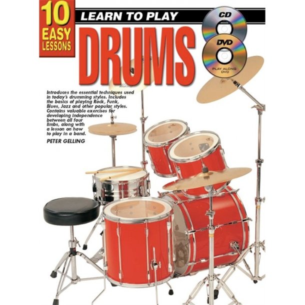 10 Easy Lessons: Teach Yourself Drums
