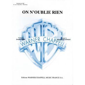 Jacques Brel: On N’oublie Rien