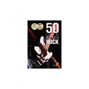 50 Linee Di Basso Rock (Libro/CD/DVD)