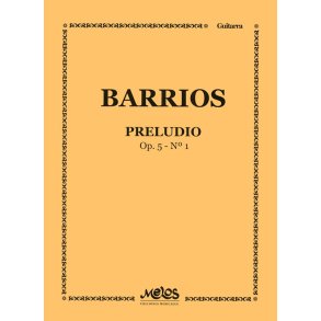 Barrios Preludio Op5 No1 Gtr Bk