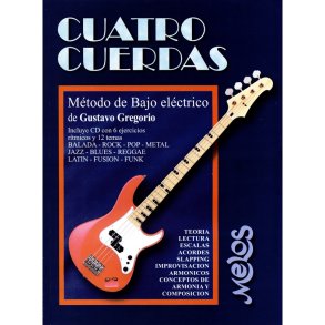 Gregorio 4 Cuerdas Bass Bk/Cd