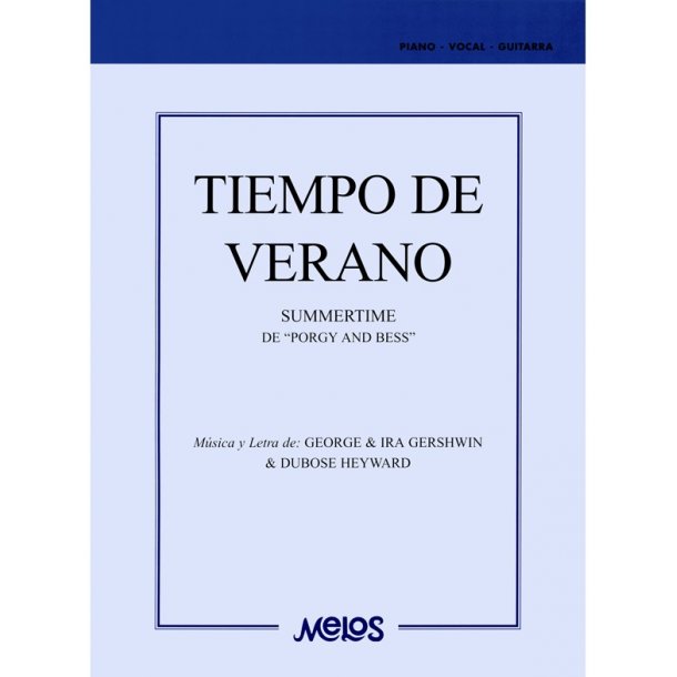 Gershwin Tiempo De Verano Pf Bk