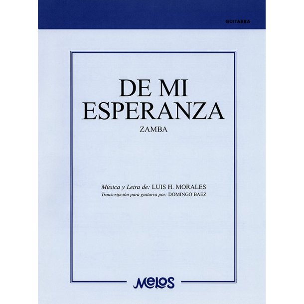 Morales De Mi Esperanza (Baez) Gtr