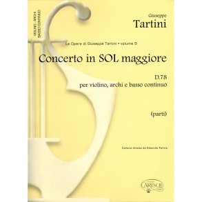 Tartini Volume 05 Conc G Maj D78 Pts