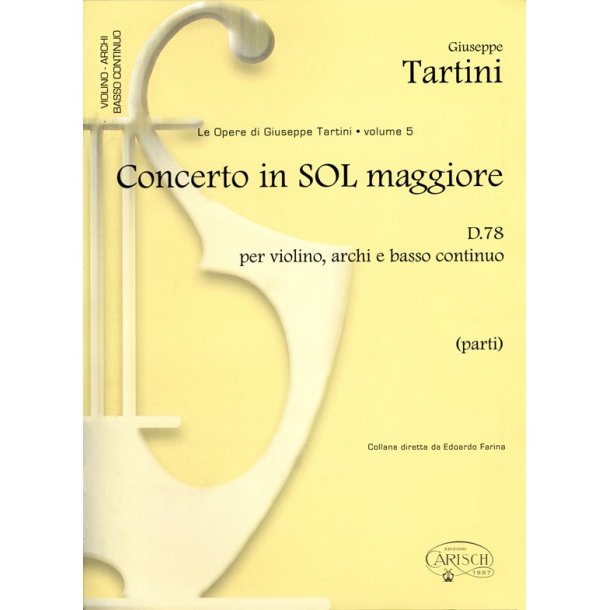 Tartini Volume 05 Conc G Maj D78 Pts