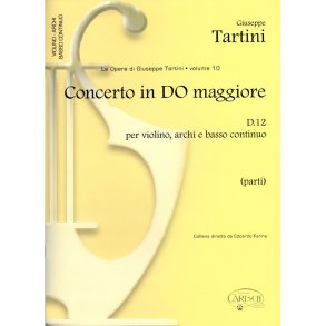 Tartini Volume 10 Conc C Maj D12 Pts