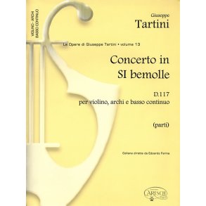 Tartini Volume 13 Conc Bb D117 Pts