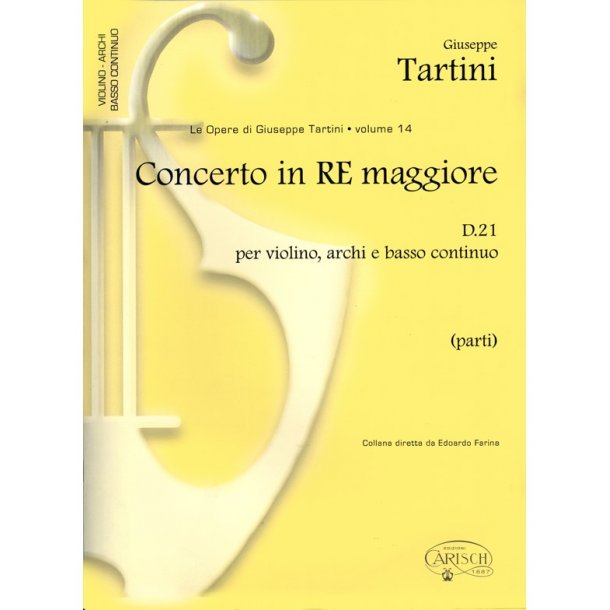 Tartini Volume 14 Conc D Maj D21 Pts