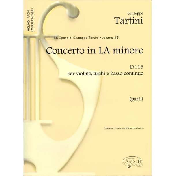 Tartini Volume 15 Conc Amin D115 Pts