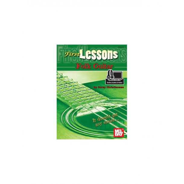 First Lessons Folk Guitar (Book/Online Audio/Video)