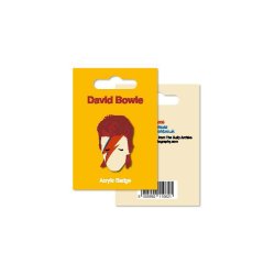 My World: Acrylic Badge - Bowie
