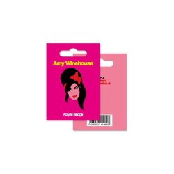 My World: Acrylic Badge - Amy Winehouse