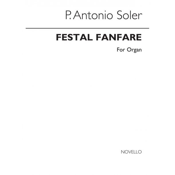 Soler: Festal Fanfare for Organ