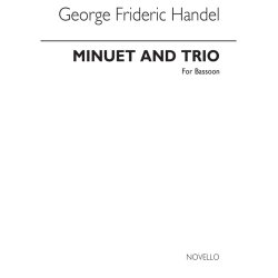 Handel, Gf Minuet &amp; Trio From Fireworks Music Lw5 Bsn