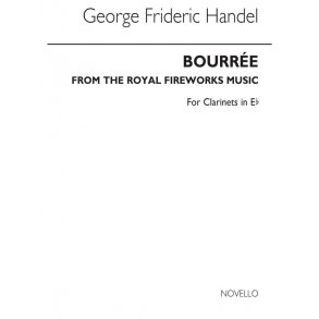George Frideric Handel: Bourree From The Fireworks Music (Clt In Eb)