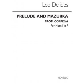 Leo Delibes Prelude & Mazurka (Cobb) Horn 1