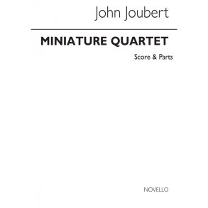 John Joubert: Miniature String Quartet Op10 Score And Parts