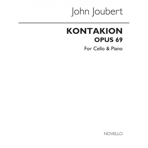 Joubert: Kontakion for Cello and Piano