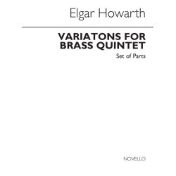 Howarth: Variations For Brass Quintet (Parts)