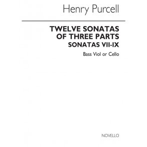 Henry Purcell: 12 Sonatas Of Three Parts - Sonatas 7-9 (Cello/Double Bass Part)
