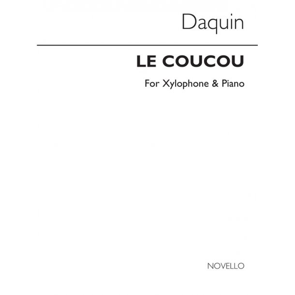 Daquin: Le Coucou for Xylophone and Piano