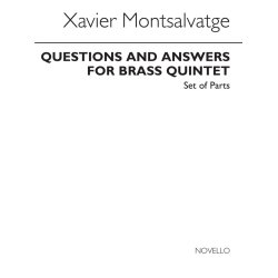Montsalvatge: Questions &amp; Answers for Brass Quintet (Parts)