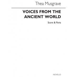 Musgrave: Voices From The Ancient World 3 Flt/Perc (Score and Parts)