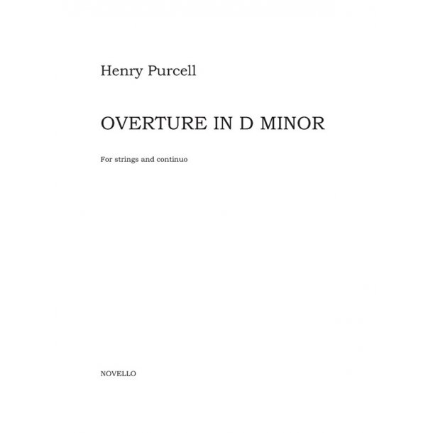 Henry Purcell: Overture In D Minor (Full Score)