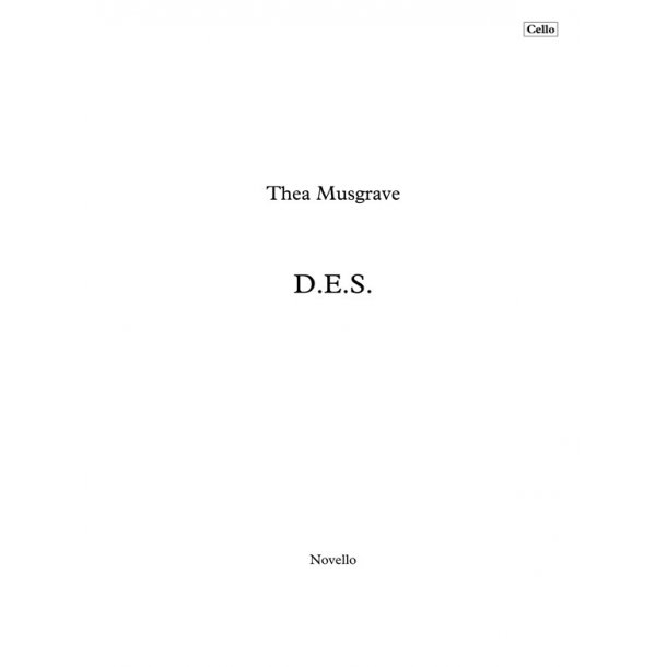 Thea Musgrave: D.E.S. - In Celebration