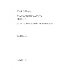 Tarik O’Regan: Mass Observation (Full Score)