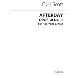 Cyril Scott: Afterday Op50 No.1-high Voice/Piano (Key-c)