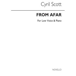 Cyril Scott: From Afar (D'outremer)-low Voice/Piano (Key-c)