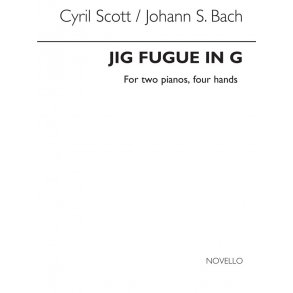 Scott/Bach Jig Fugue In G 2 Pianos/4 Hands