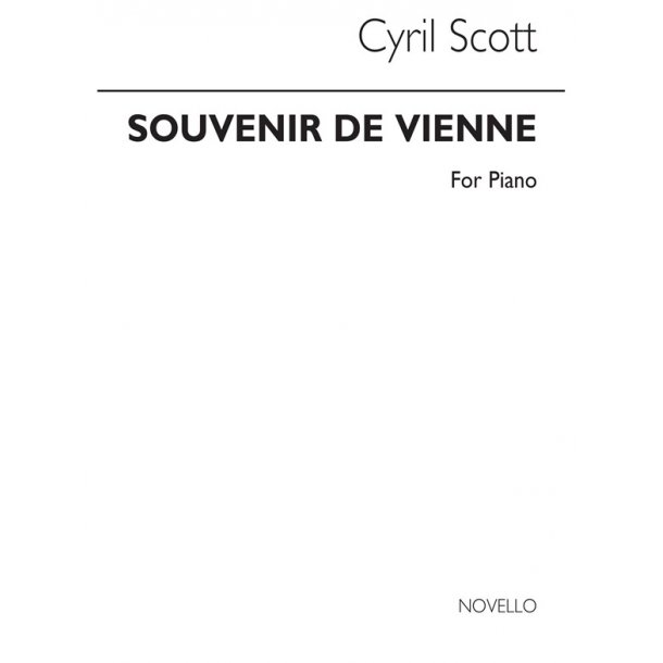 Cyril Scott: Souvenir De Vienne Piano