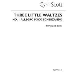 Cyril Scott: Three Little Waltzes (Mov.1-allegro Poco Scherzando) Piano Duet