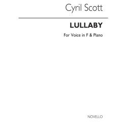 Scott: Lullaby Op.57 No.2 In F for High Voice with Piano acc.