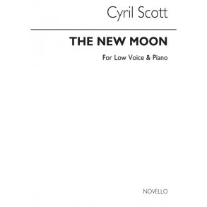 Cyril Scott: New Moon Op74 No.6-low Voice/Piano (Key-e)