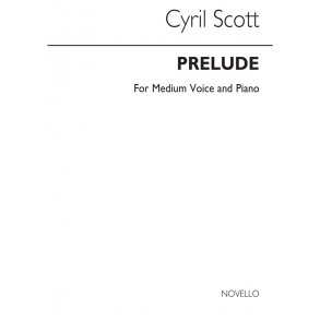Cyril Scott: Prelude Op57 No.1-medium Voice/Piano (Key-c)